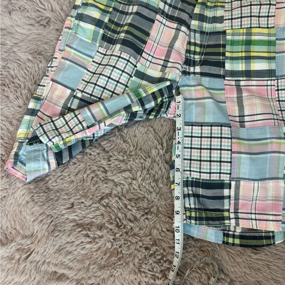 Tailor Vintage Mens Patch Madras Shorts Size 32 - Picture 3 of 8